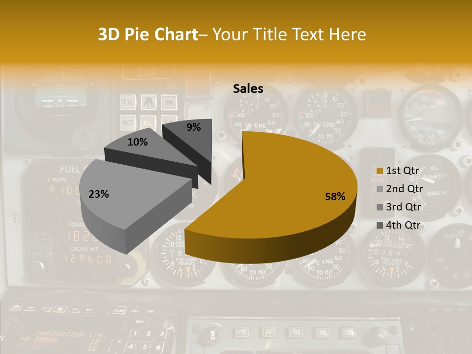 Button Counters Control PowerPoint Template
