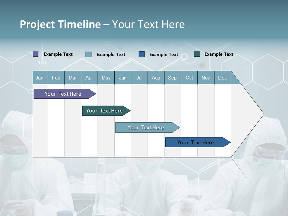 Experimenting Mask Blue PowerPoint Template