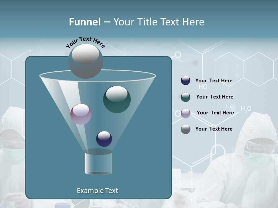 Experimenting Mask Blue PowerPoint Template