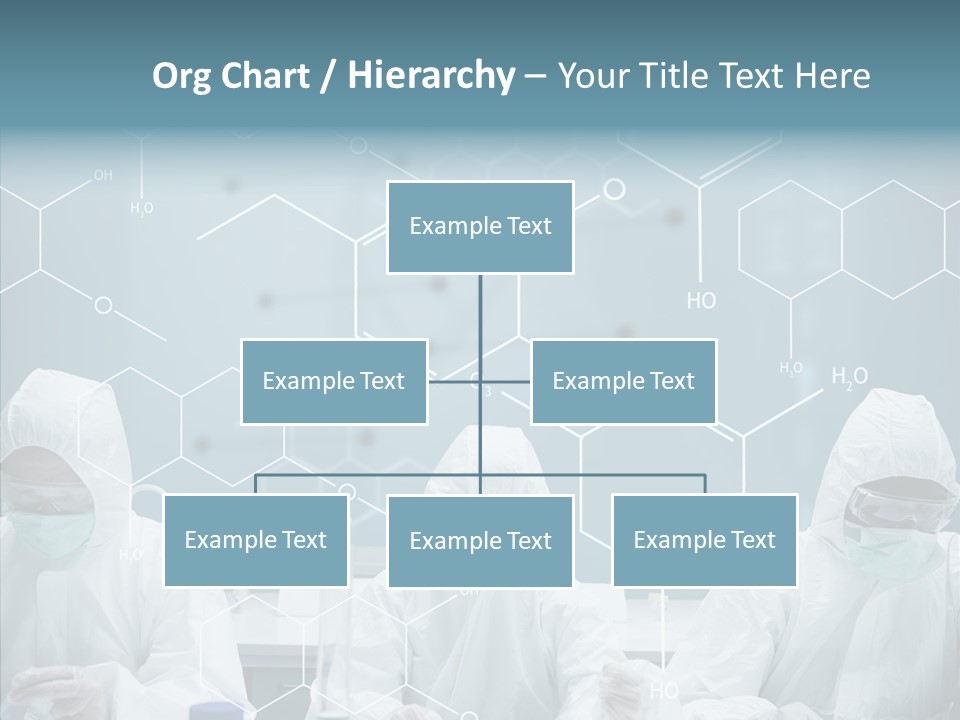 Experimenting Mask Blue PowerPoint Template