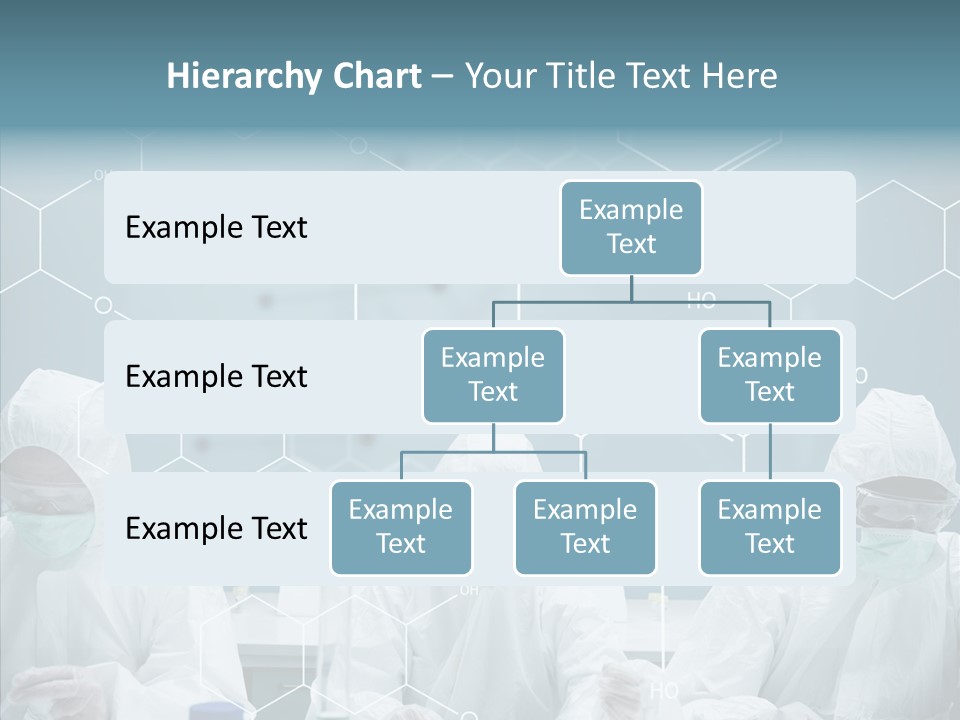 Experimenting Mask Blue PowerPoint Template
