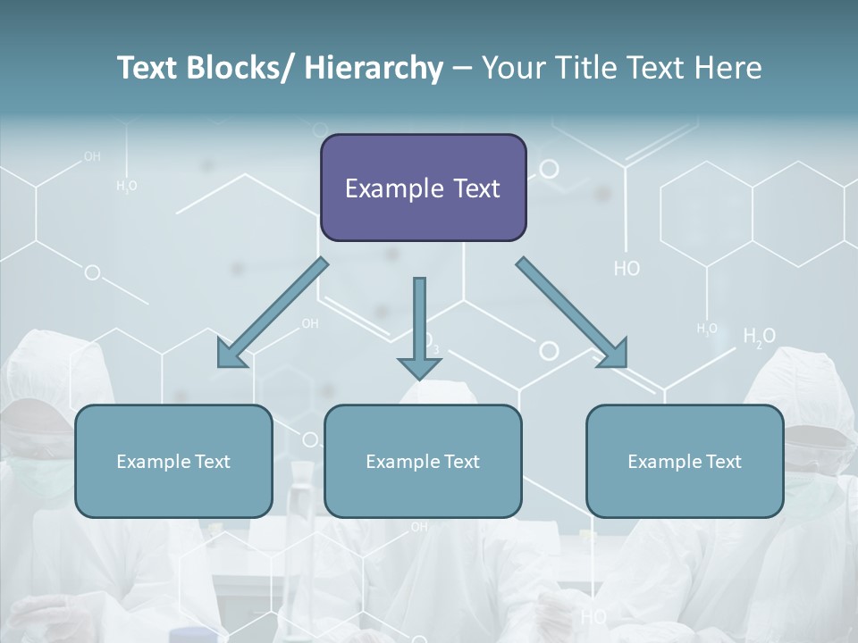 Experimenting Mask Blue PowerPoint Template