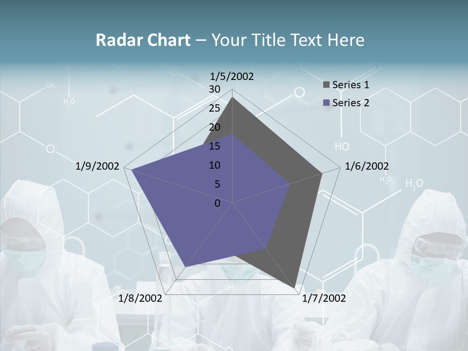 Experimenting Mask Blue PowerPoint Template