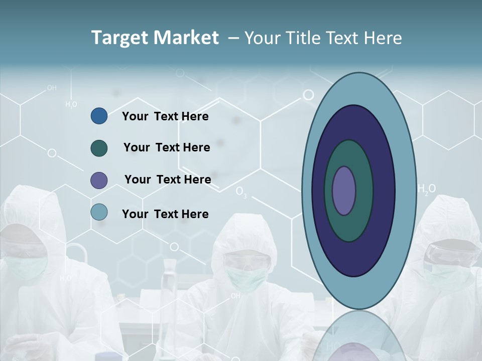 Experimenting Mask Blue PowerPoint Template