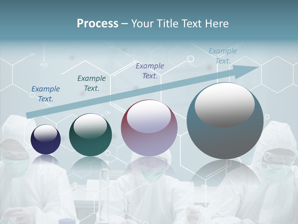 Experimenting Mask Blue PowerPoint Template