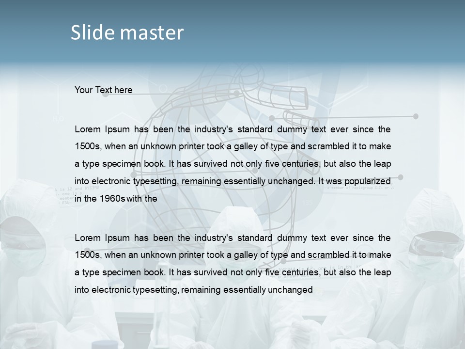 Beaker Hispanic Experimenting PowerPoint Template