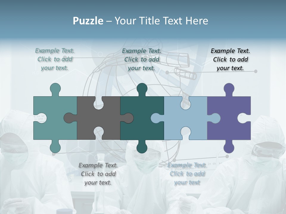 Beaker Hispanic Experimenting PowerPoint Template