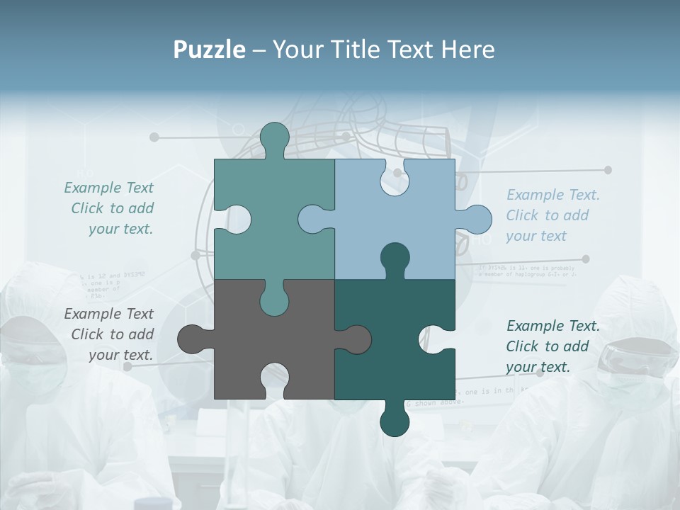 Beaker Hispanic Experimenting PowerPoint Template