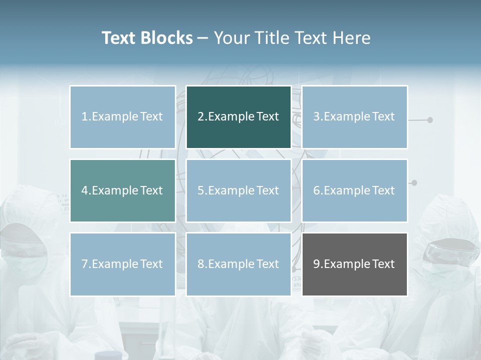 Beaker Hispanic Experimenting PowerPoint Template
