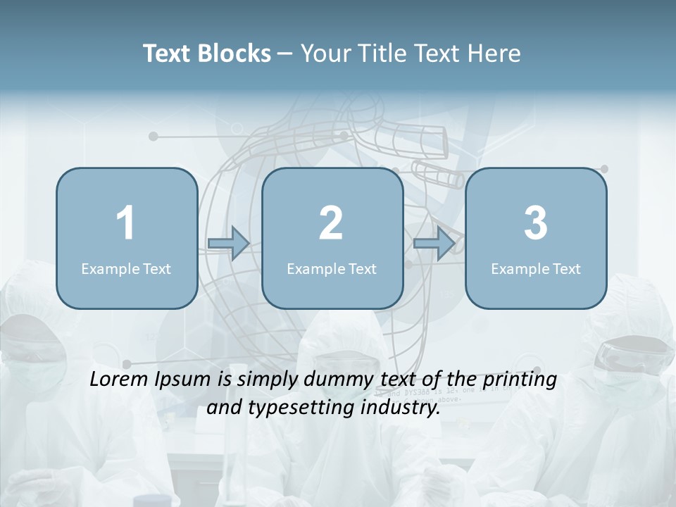 Beaker Hispanic Experimenting PowerPoint Template