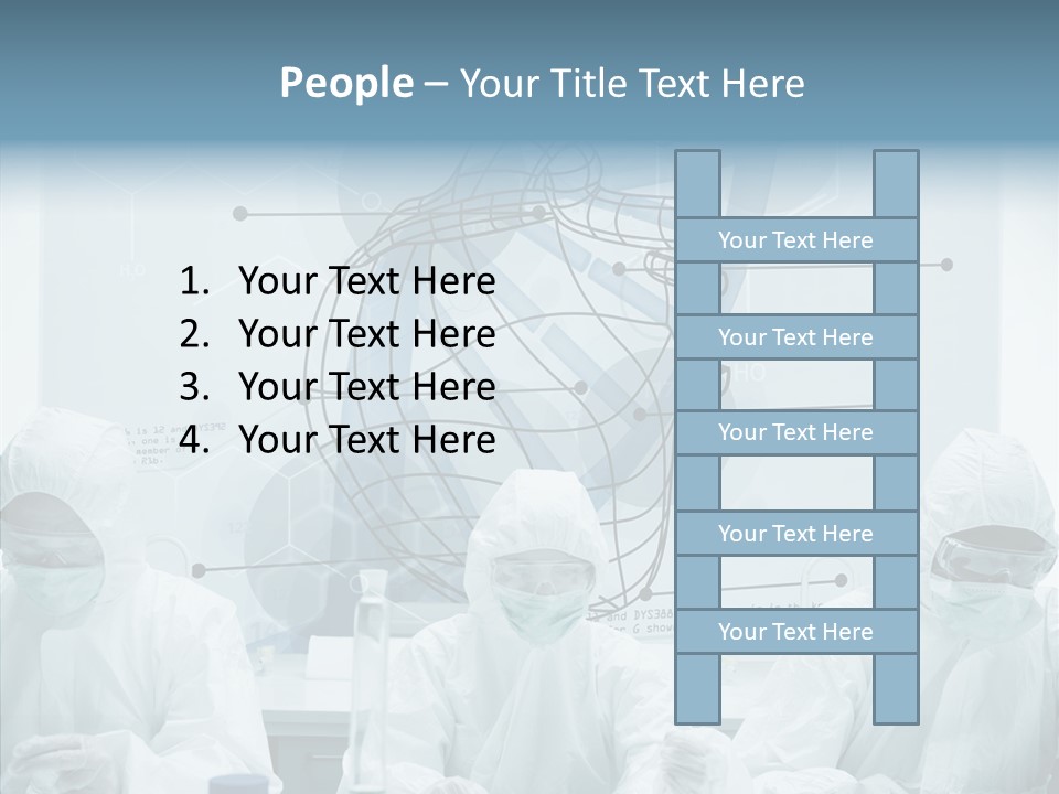 Beaker Hispanic Experimenting PowerPoint Template