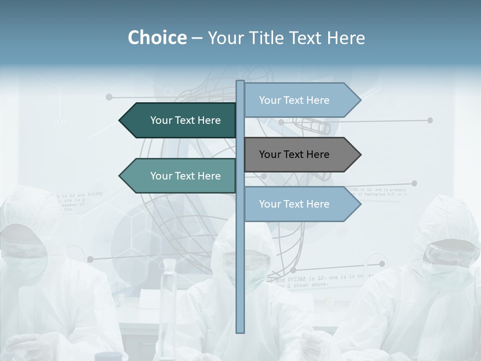 Beaker Hispanic Experimenting PowerPoint Template