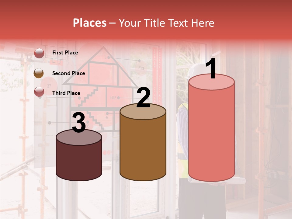 Hard Hat Hologram Display PowerPoint Template