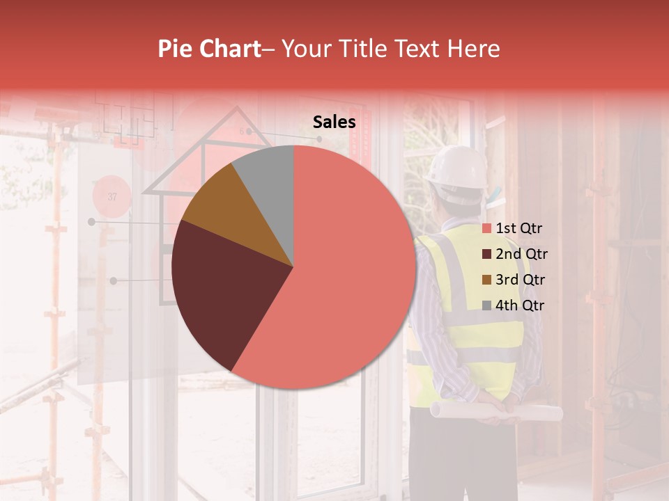 Hard Hat Hologram Display PowerPoint Template