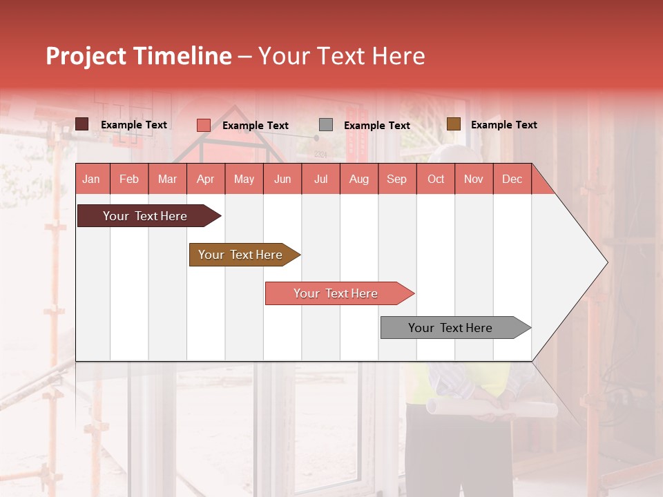 Hard Hat Hologram Display PowerPoint Template