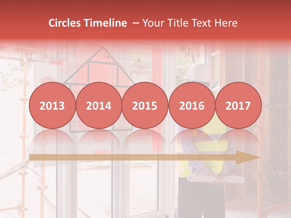 Hard Hat Hologram Display PowerPoint Template