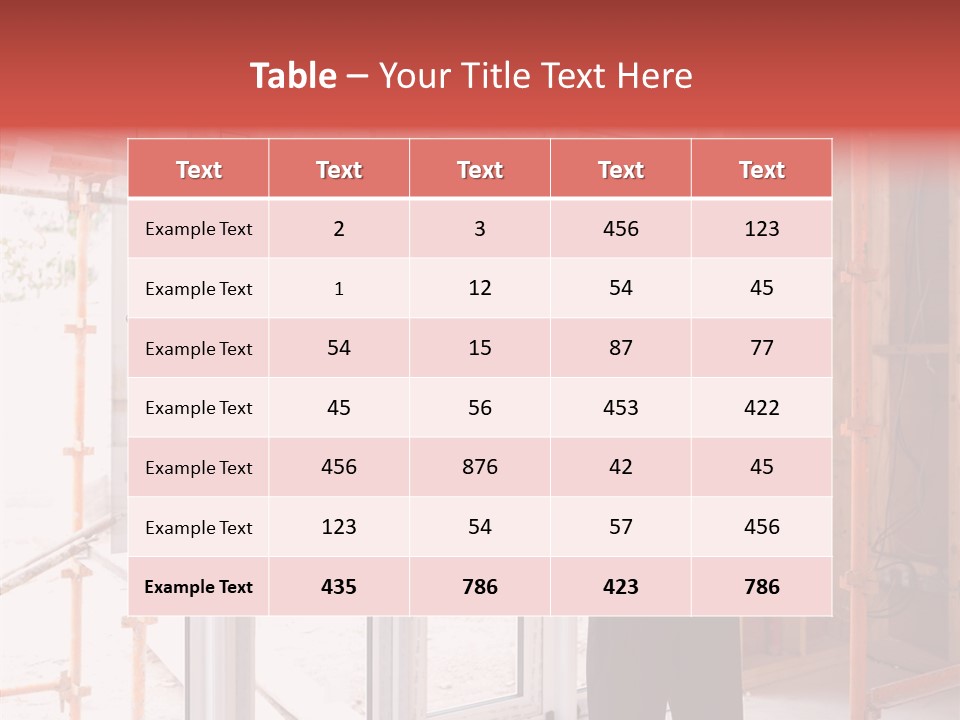 Hard Hat Hologram Display PowerPoint Template
