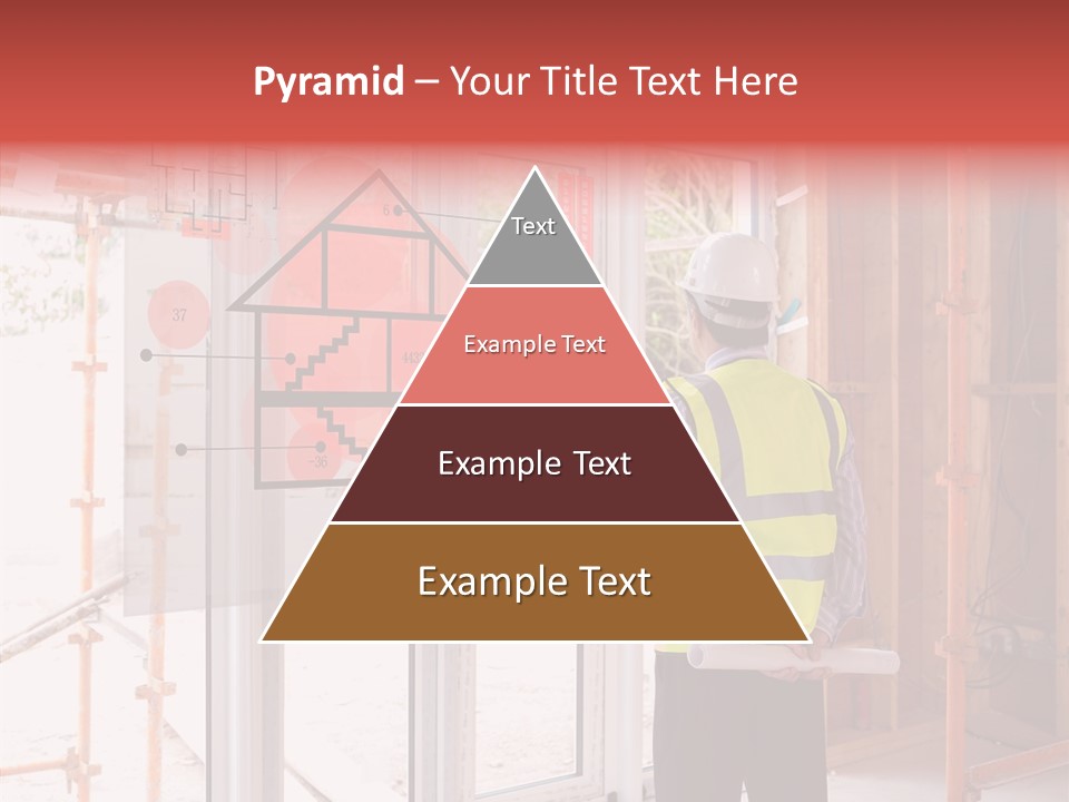 Hard Hat Hologram Display PowerPoint Template