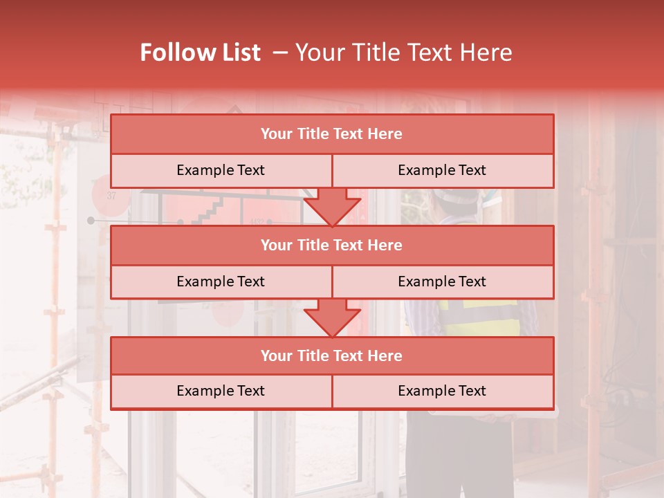 Hard Hat Hologram Display PowerPoint Template