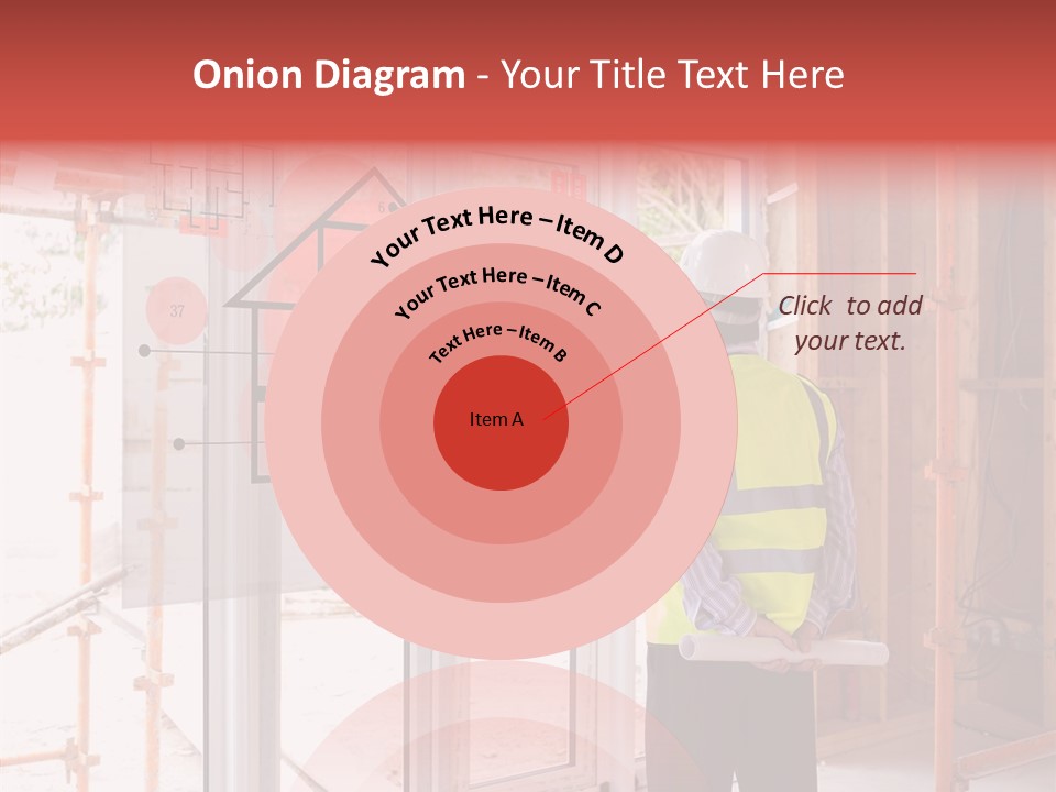 Hard Hat Hologram Display PowerPoint Template