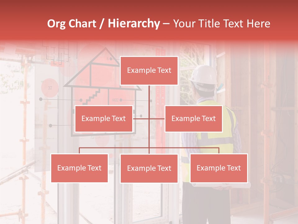 Hard Hat Hologram Display PowerPoint Template