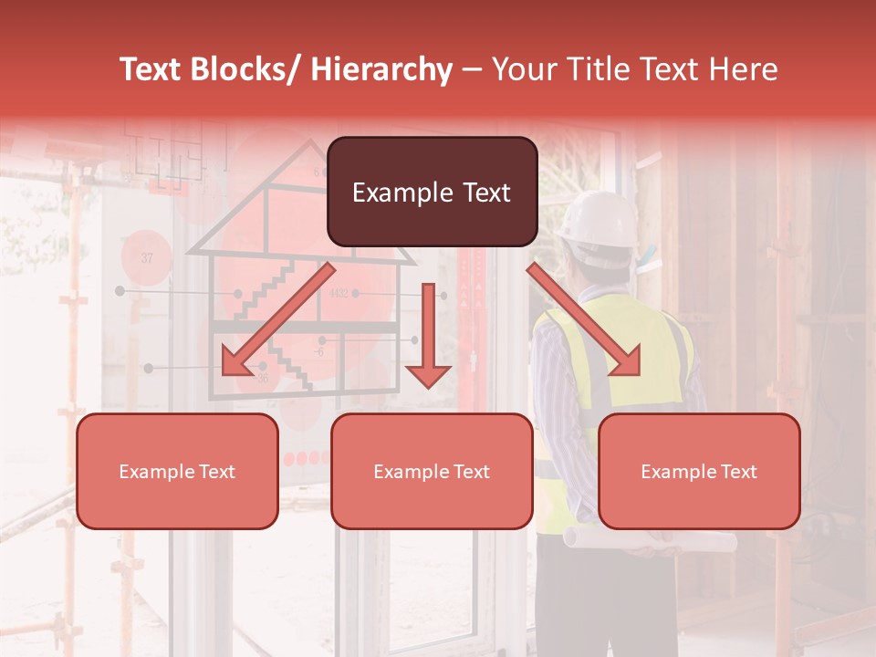 Hard Hat Hologram Display PowerPoint Template