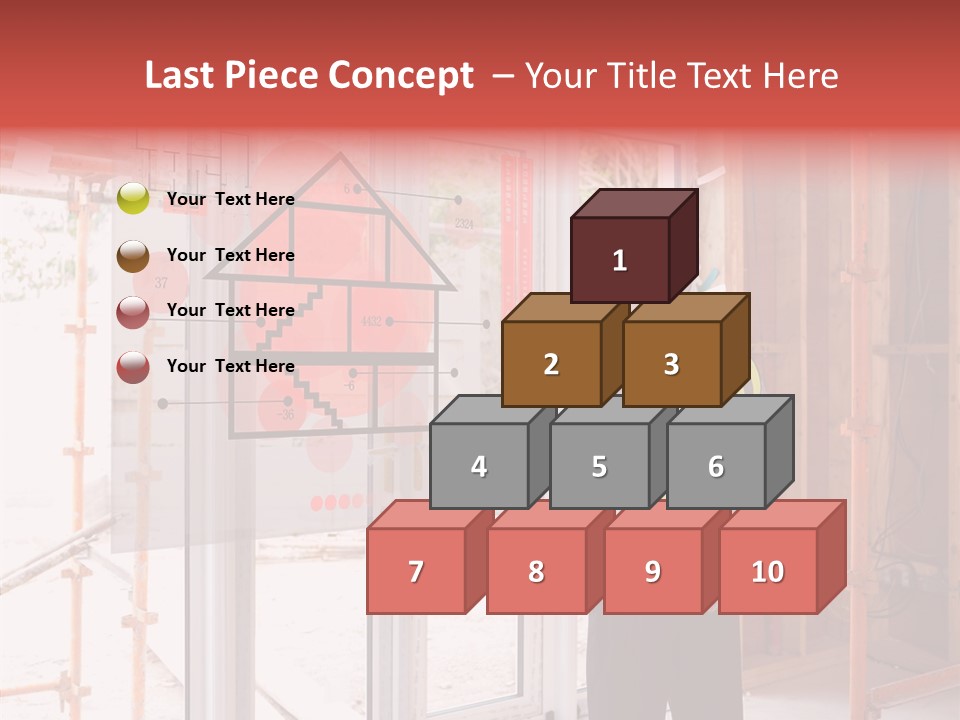 Hard Hat Hologram Display PowerPoint Template