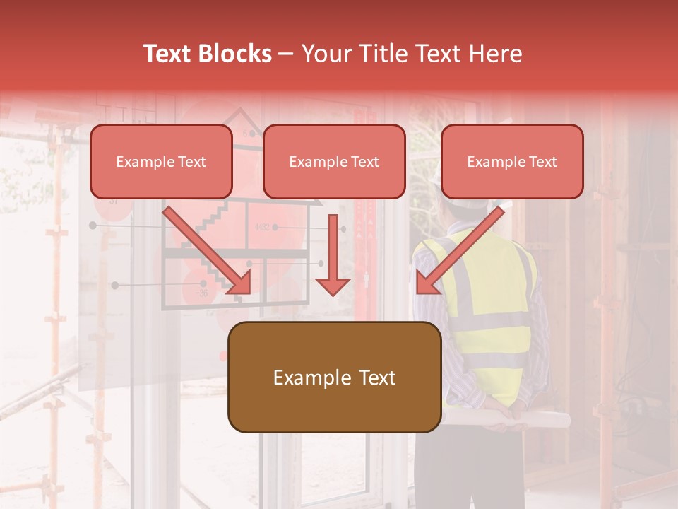 Hard Hat Hologram Display PowerPoint Template