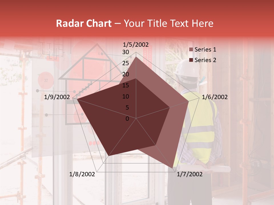 Hard Hat Hologram Display PowerPoint Template