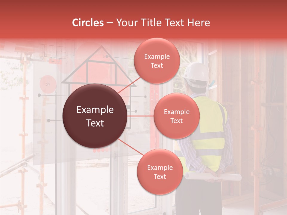 Hard Hat Hologram Display PowerPoint Template