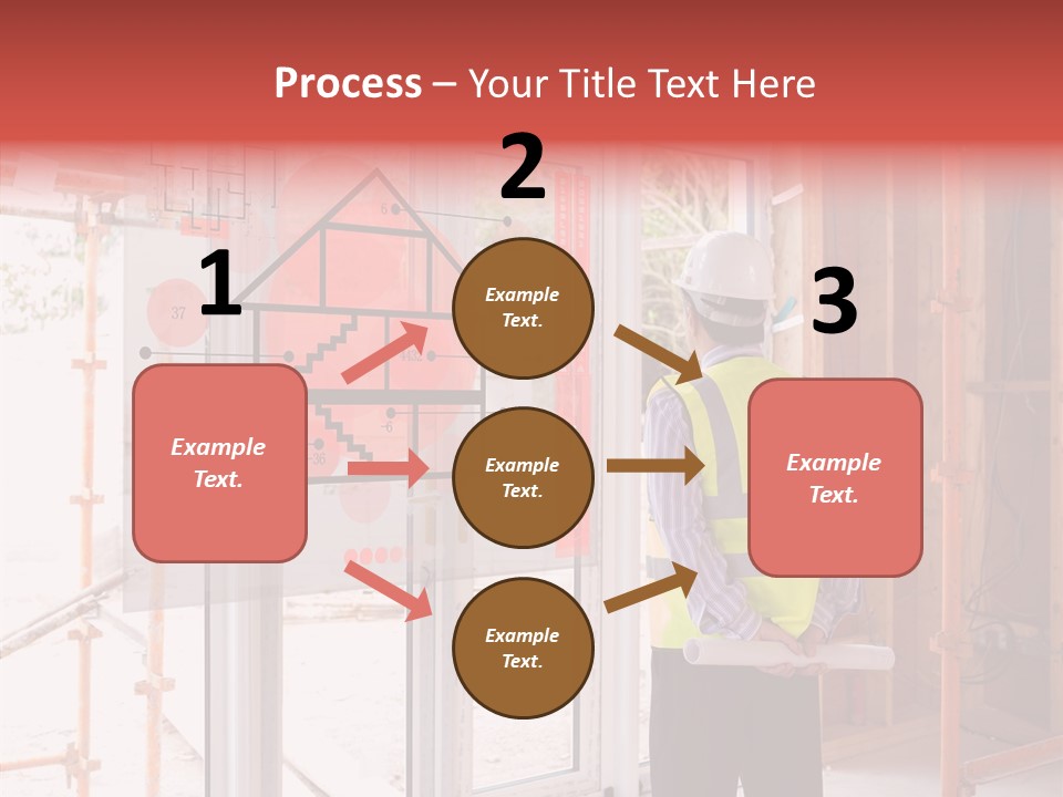 Hard Hat Hologram Display PowerPoint Template