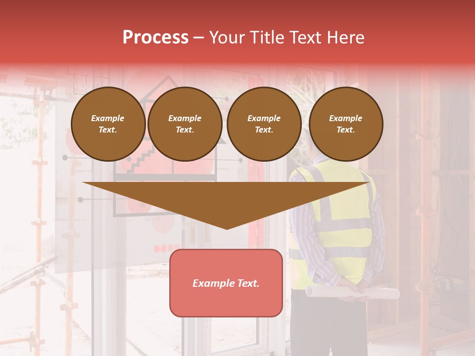 Hard Hat Hologram Display PowerPoint Template