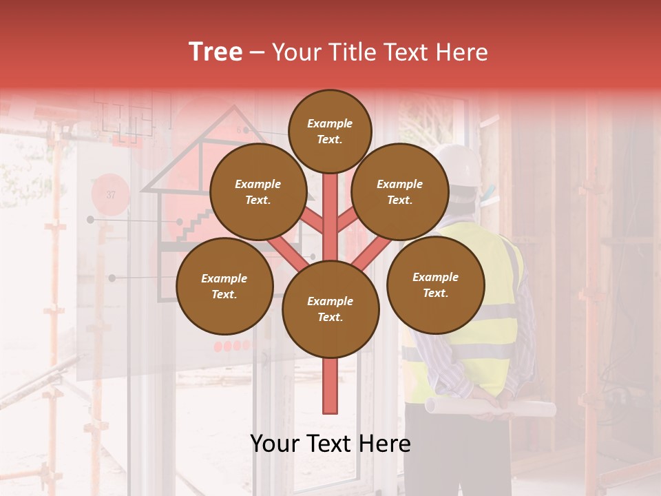 Hard Hat Hologram Display PowerPoint Template