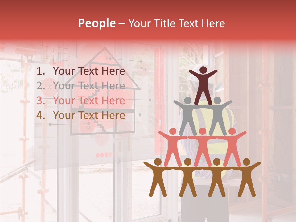 Hard Hat Hologram Display PowerPoint Template