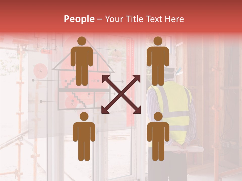 Hard Hat Hologram Display PowerPoint Template