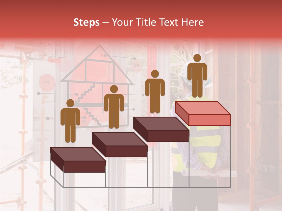 Hard Hat Hologram Display PowerPoint Template