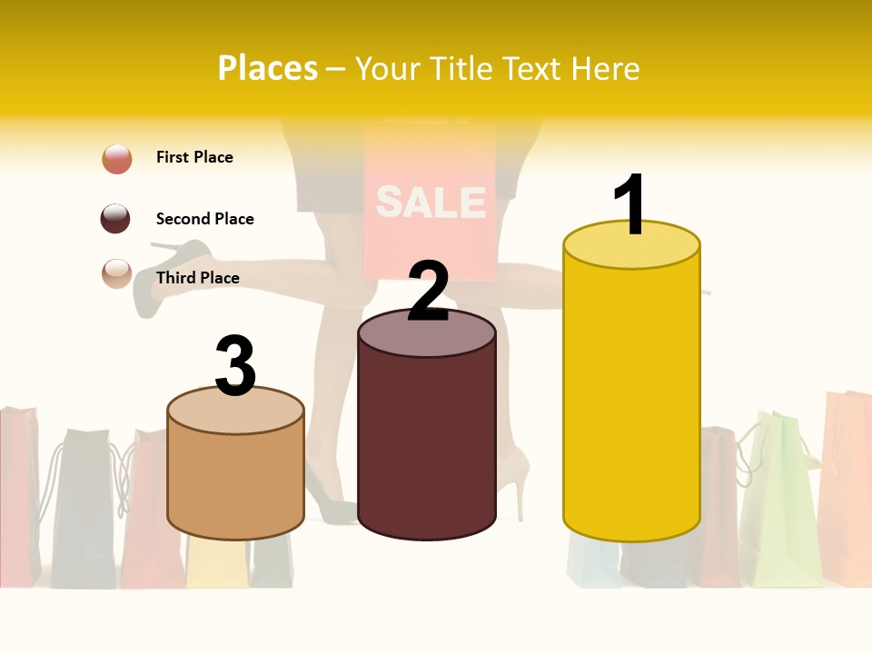 Beautiful Wealth Woman PowerPoint Template