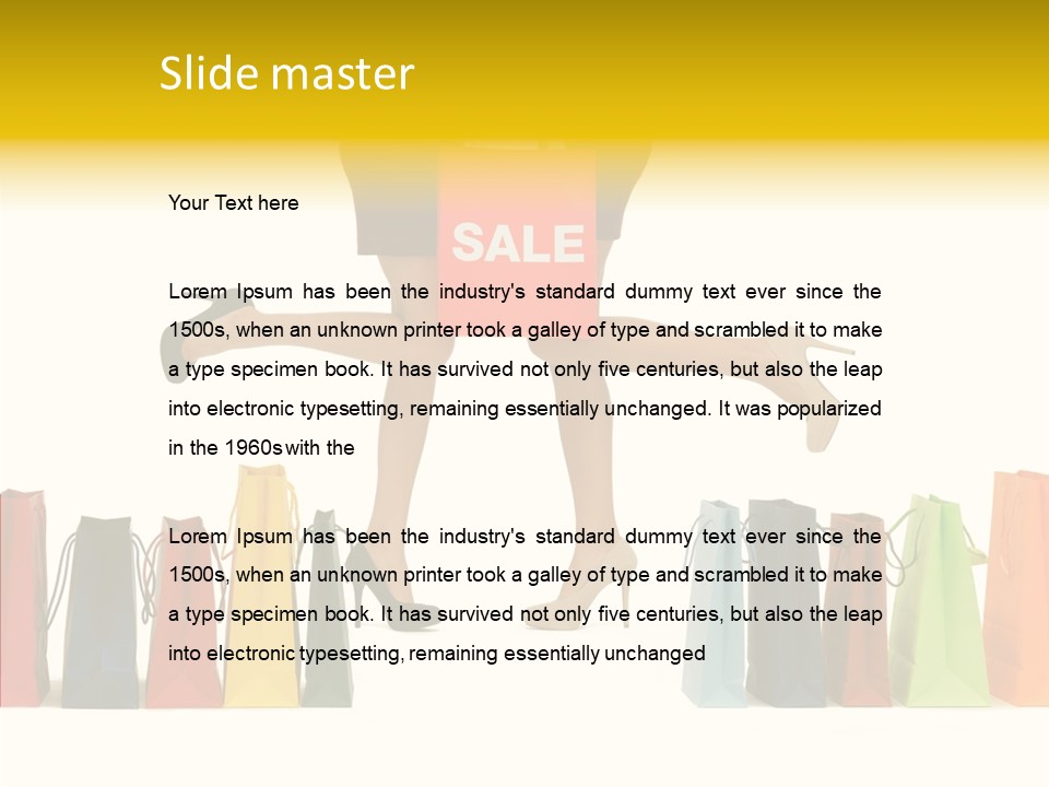 Beautiful Wealth Woman PowerPoint Template