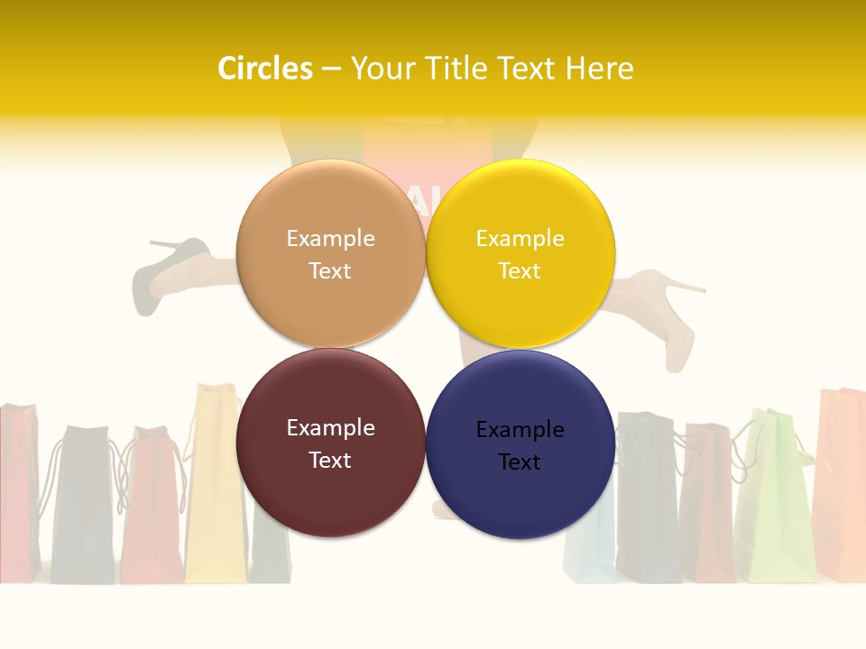 Beautiful Wealth Woman PowerPoint Template