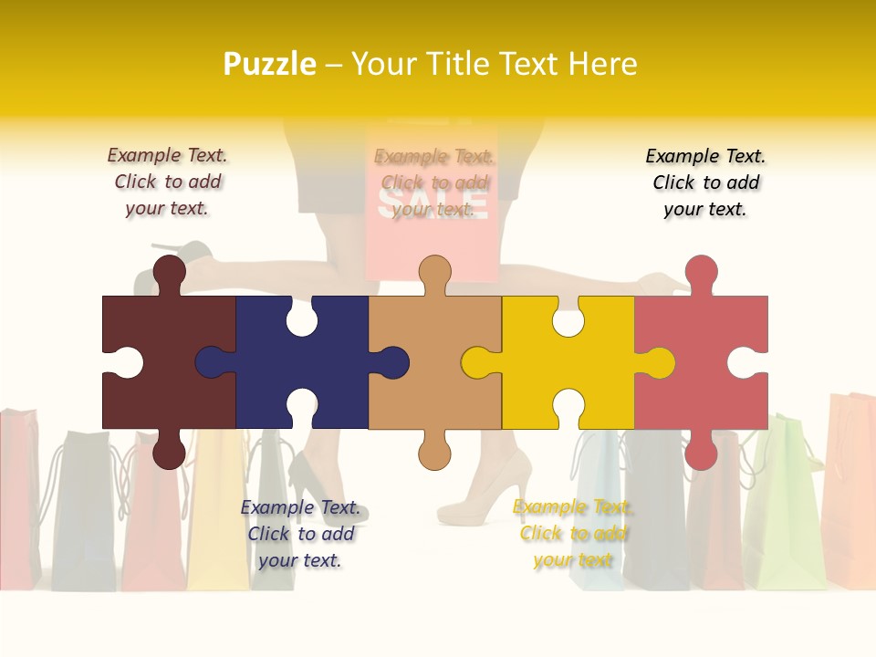 Beautiful Wealth Woman PowerPoint Template