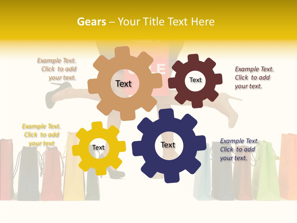 Beautiful Wealth Woman PowerPoint Template