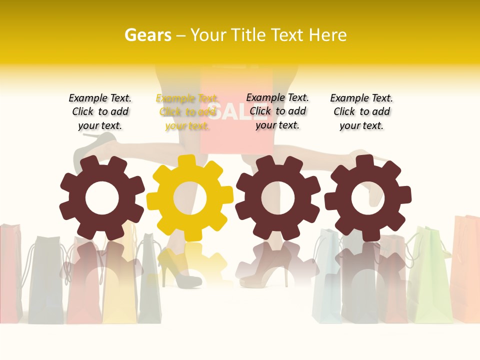 Beautiful Wealth Woman PowerPoint Template