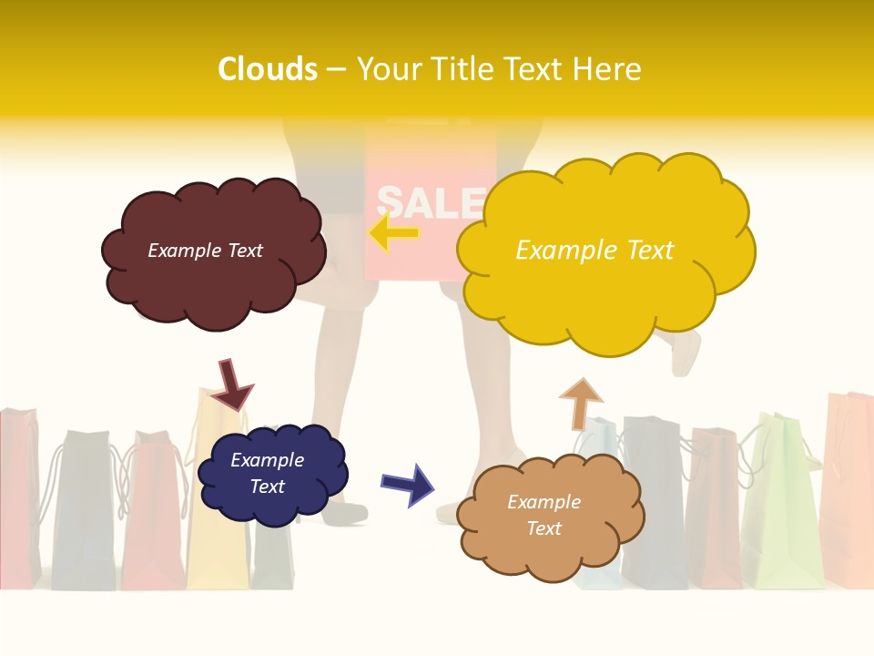 Beautiful Wealth Woman PowerPoint Template