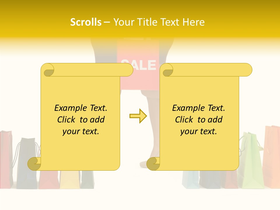 Beautiful Wealth Woman PowerPoint Template