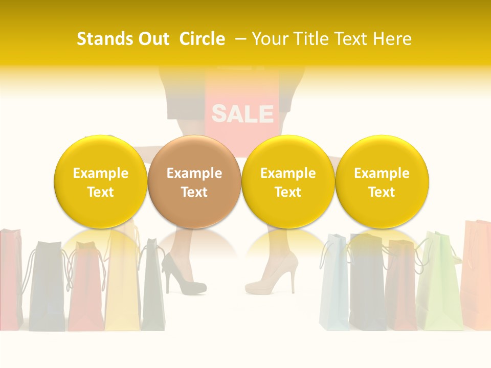 Beautiful Wealth Woman PowerPoint Template