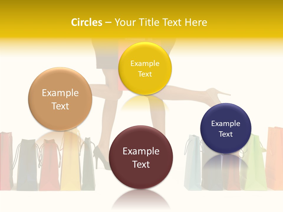 Beautiful Wealth Woman PowerPoint Template