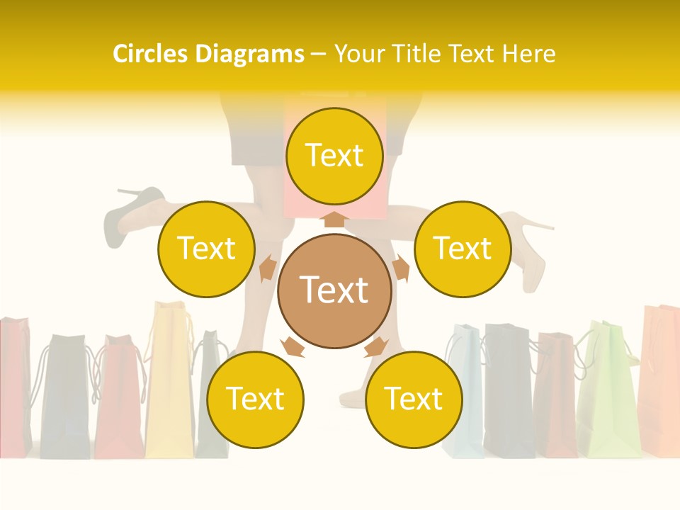 Beautiful Wealth Woman PowerPoint Template