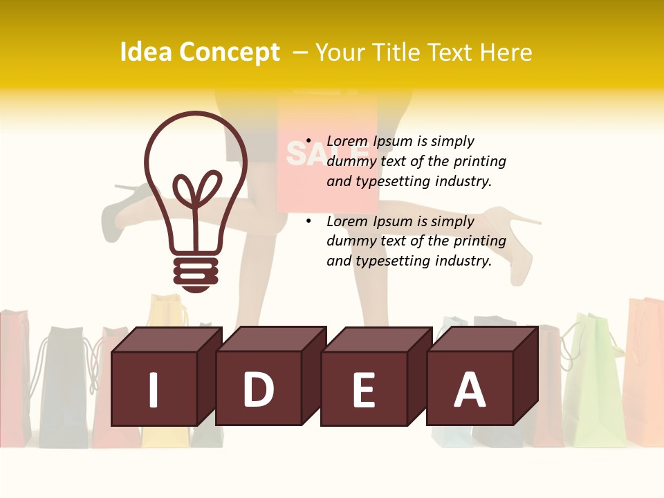 Beautiful Wealth Woman PowerPoint Template