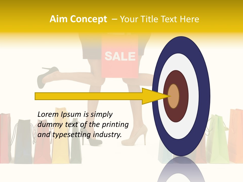 Beautiful Wealth Woman PowerPoint Template