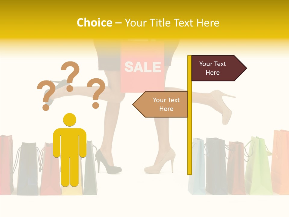 Beautiful Wealth Woman PowerPoint Template